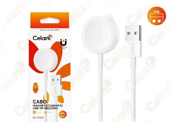 Cabo Magnético Sem Fio USB