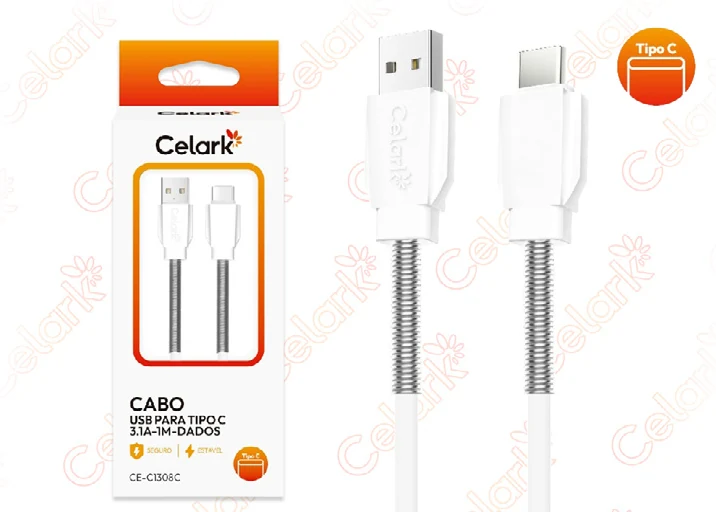 Cabo USB para Type-C 1M