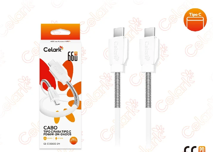 Cabo Type-C para Type-C 2M