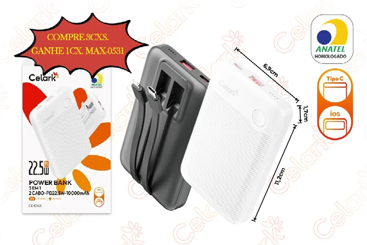 Power Bank 22.5W PD 10.000mAh