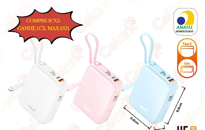 Power Bank 45W PD 10.000mAh