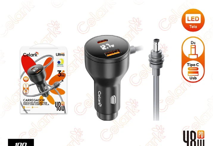 Carregador Veicular Starlink Mini · 48W