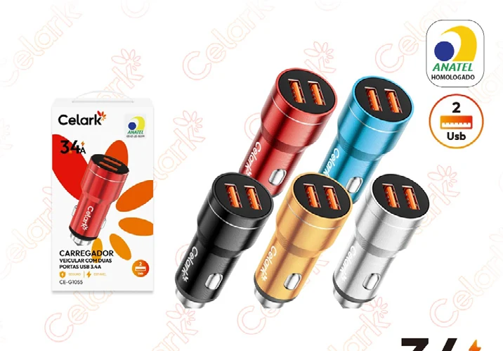 Carregador Veicular 3.4A