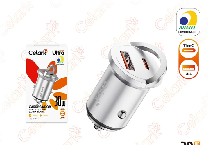 Carregador Veicular PD30W