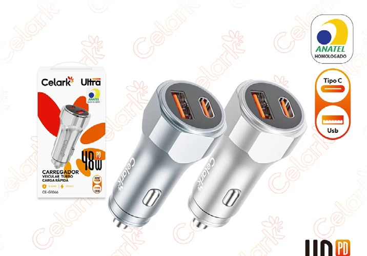 Carregador Veicular PD48W