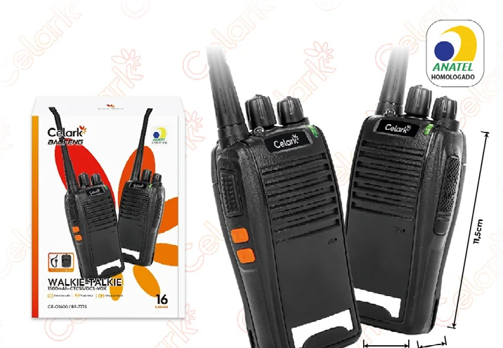 Walkie Talkie 16 Canais