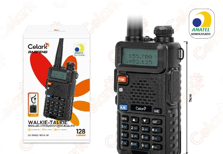 Walkie Talkie 128 Canais