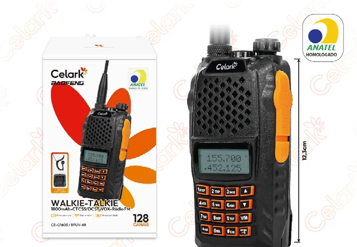 Walkie Talkie 128 Canais