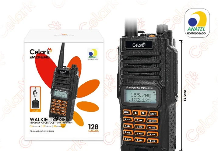 Walkie Talkie 128 Canais