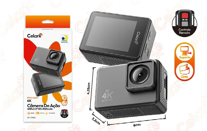 Action Cam Wi-Fi 4K 2.0"
