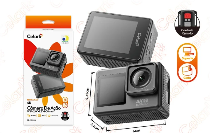 Action Cam Wi-Fi 4K 2.0"