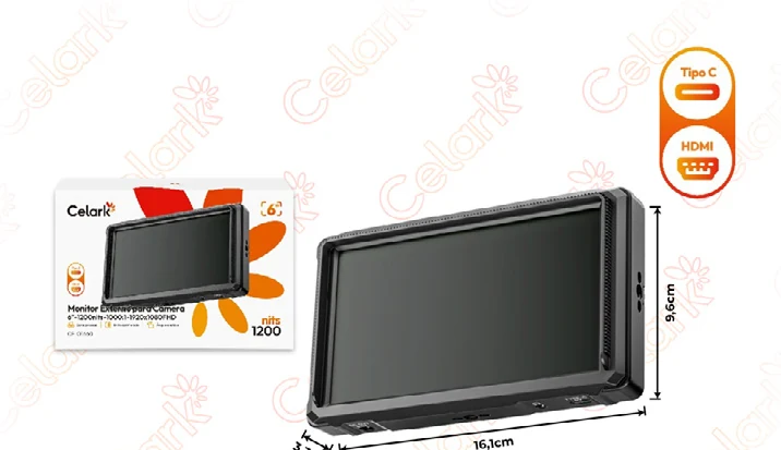 Monitor Externo FHD 6"
