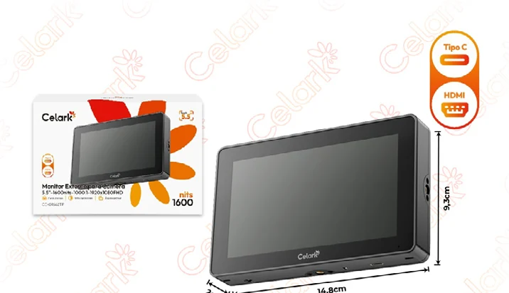 Monitor Externo Touch FHD 5.5"